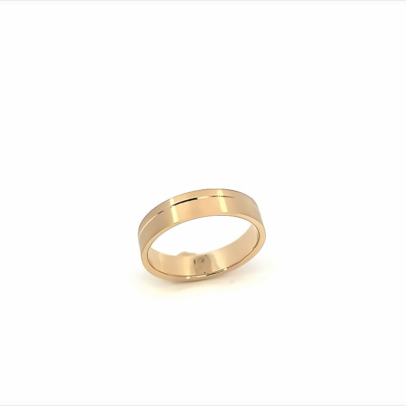 Alianzas de boda de oro de 14k