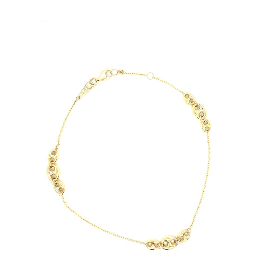 14K ANKLET GUCCI BRACELET | Luby Gold Collection | Luby 