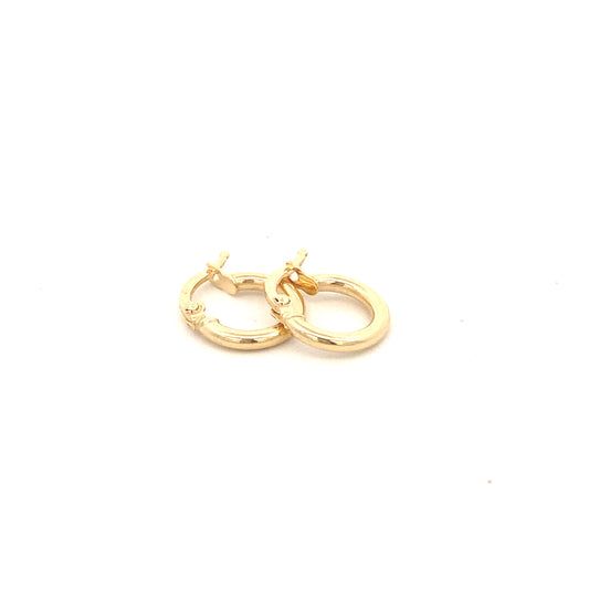 14K Gold Small Hoops Earrings | Luby Gold Collection | Luby 