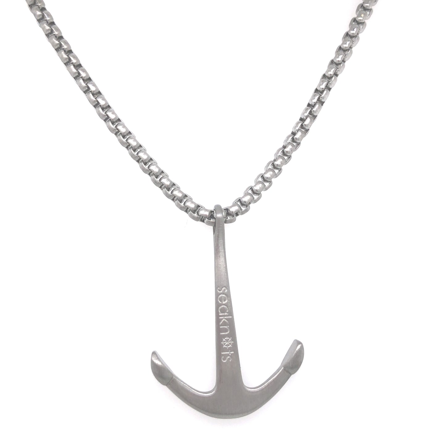 BOX CHAIN WITH ANCHOR | Seaknots | Luby 