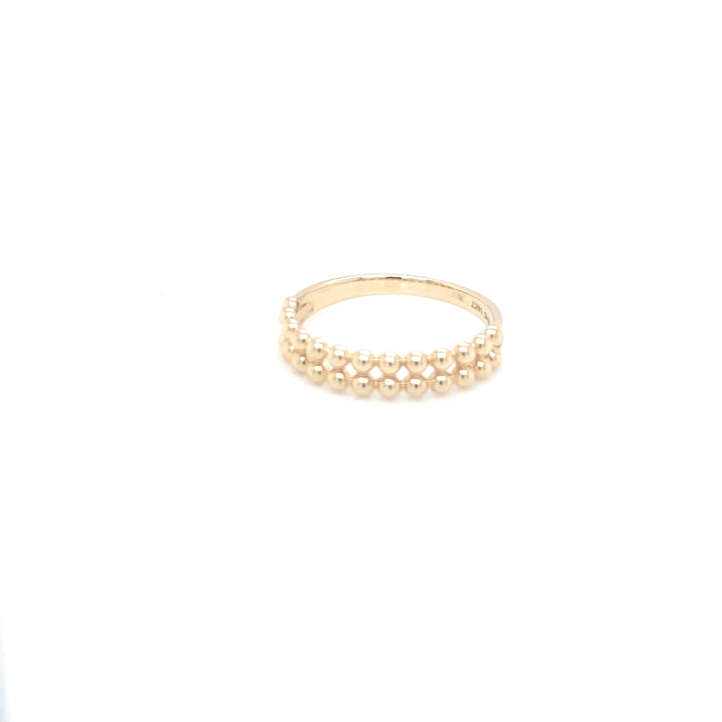 14K Small Double Dots Ring | Luby Gold Collection | Luby 