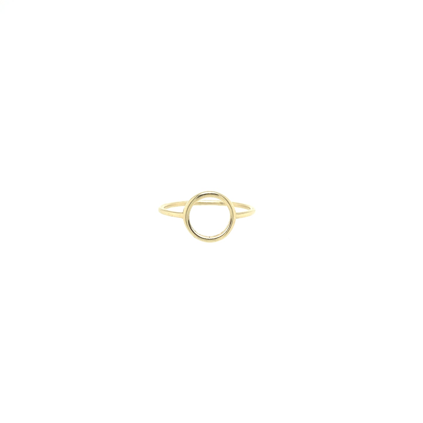 14K CIRCLE RING 7 | Luby Gold Collection | Luby 