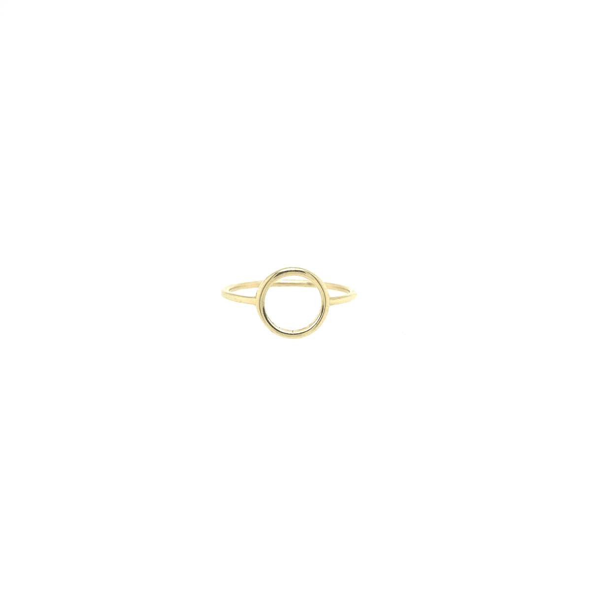 14K CIRCLE RING 7 | Luby Gold Collection | Luby 