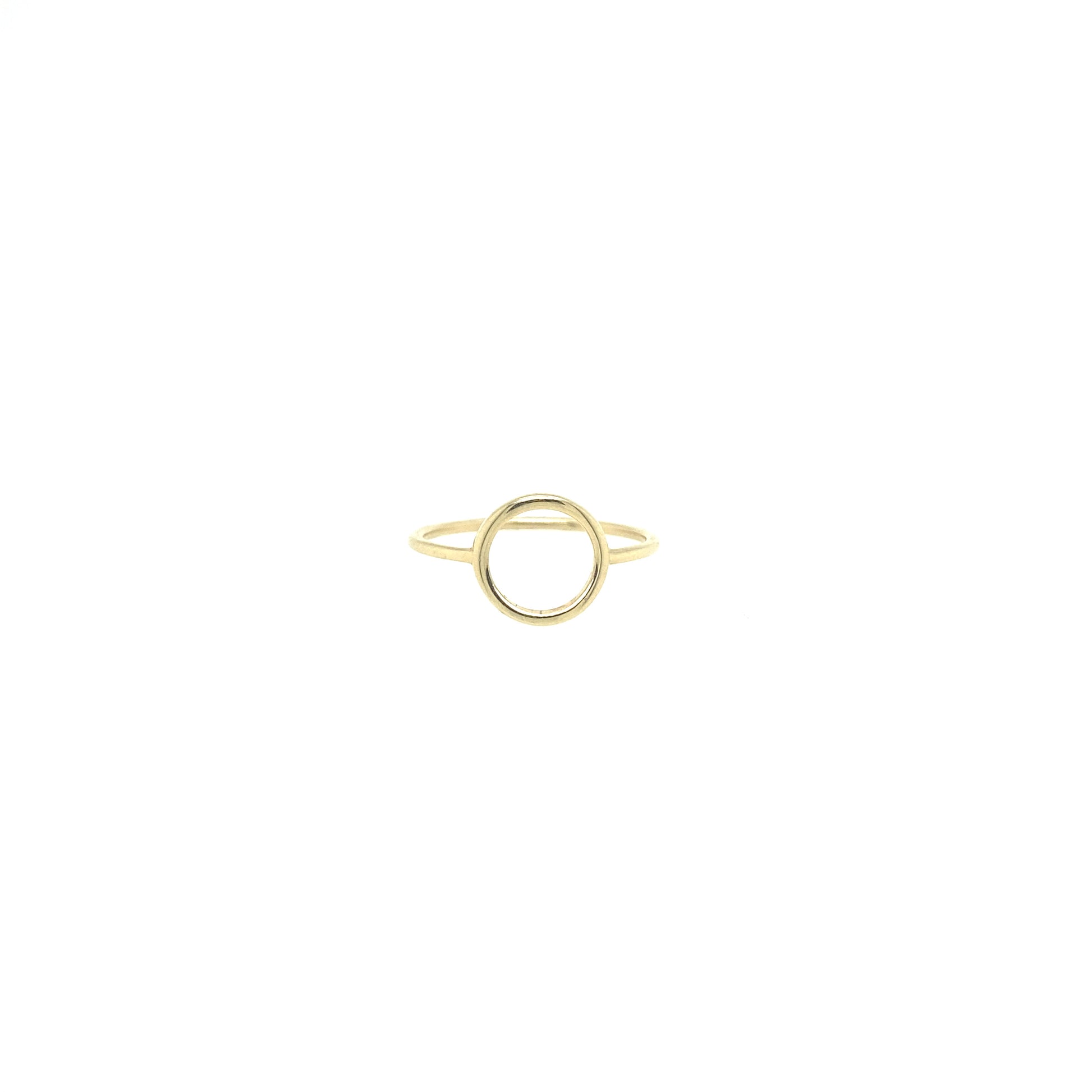 14K CIRCLE RING 7 | Luby Gold Collection | Luby 