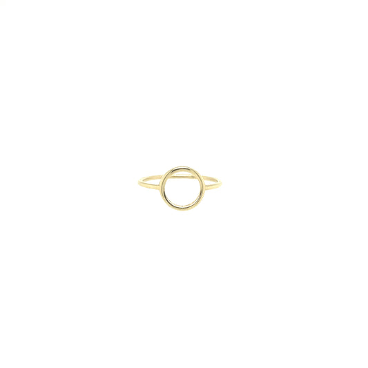 14K CIRCLE RING 7 | Luby Gold Collection | Luby 