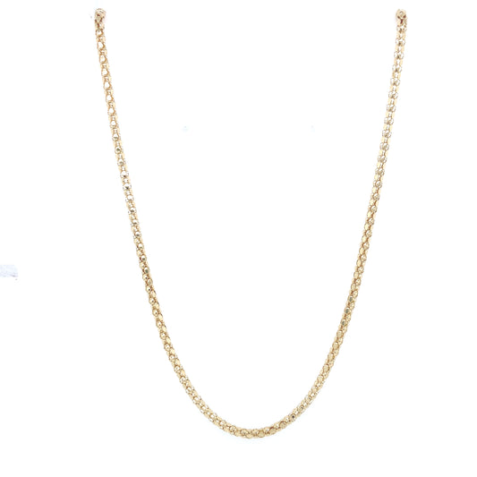 14K Gold Dots Box Chain | Luby Gold Collection | Luby 