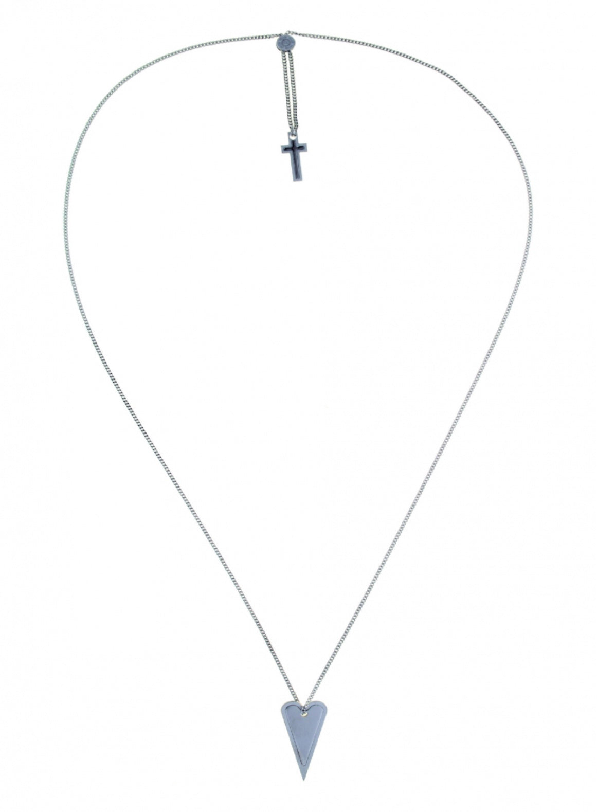 MY HEART E CROSS NECKLACE | PNG68 Designed by Franco Pianegonda | Luby 