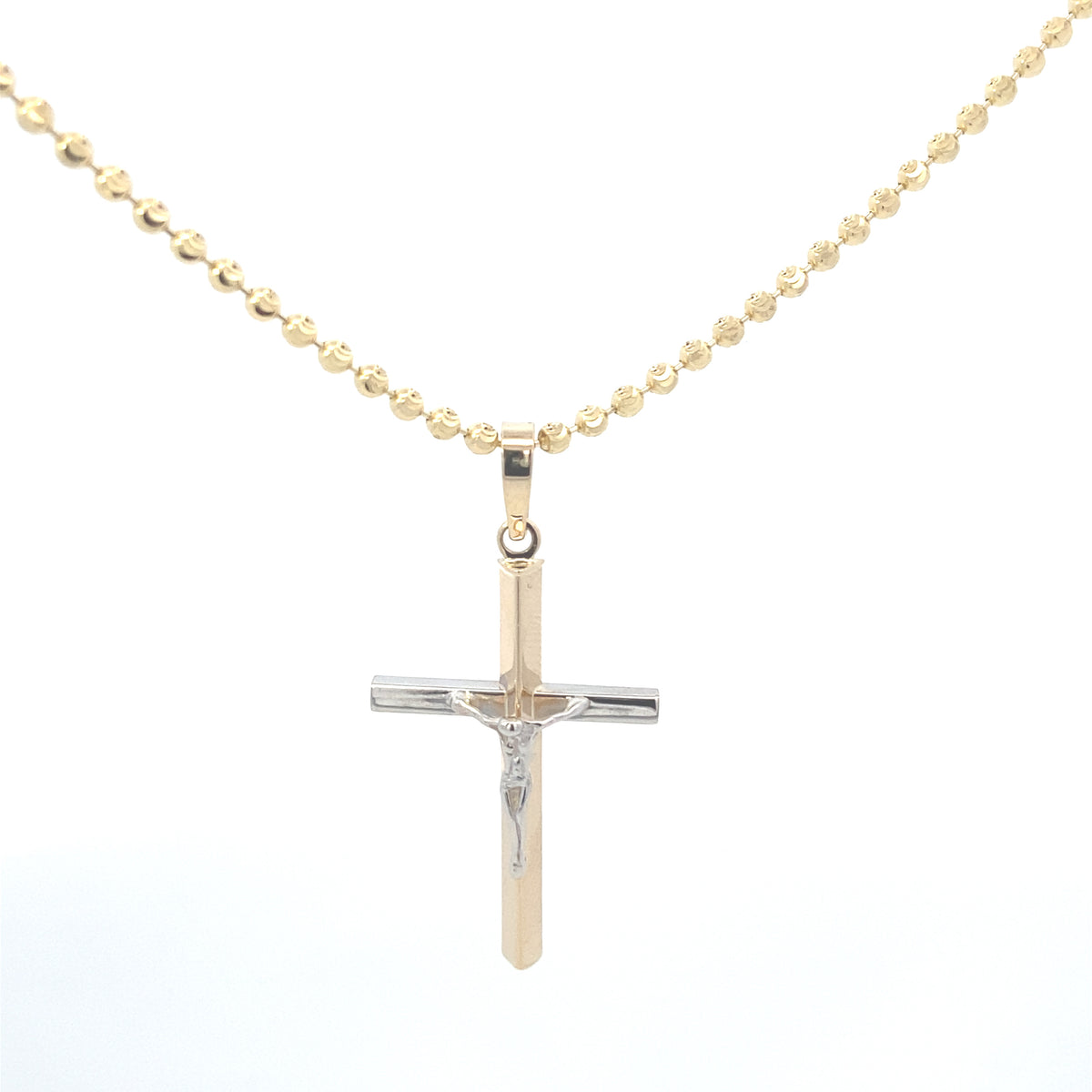 14K Gold 2T Cross | Luby Gold Collection | Luby 