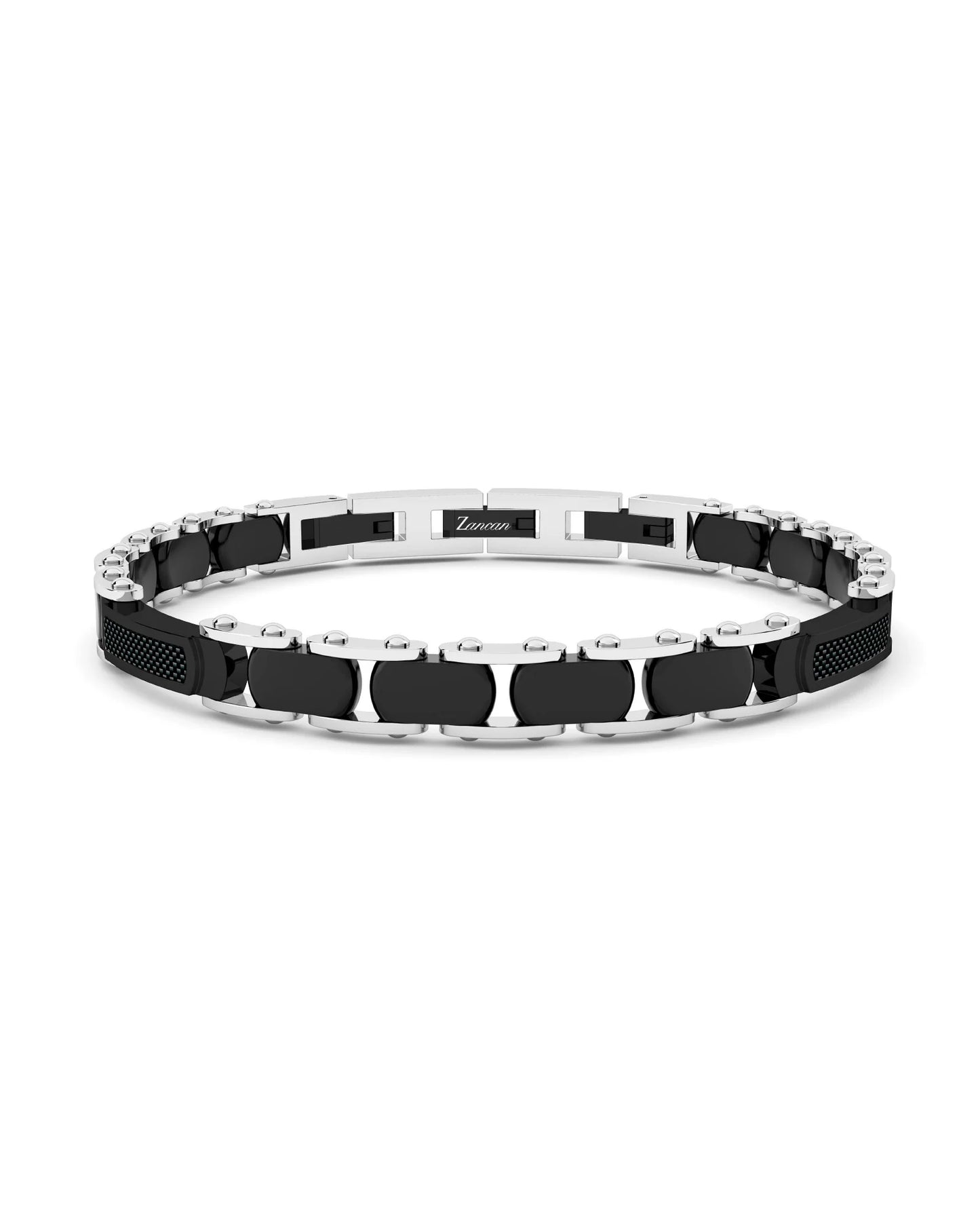 Zancan Stainless Steel with Carbon Fiber Bracelet | Zancan | Luby 