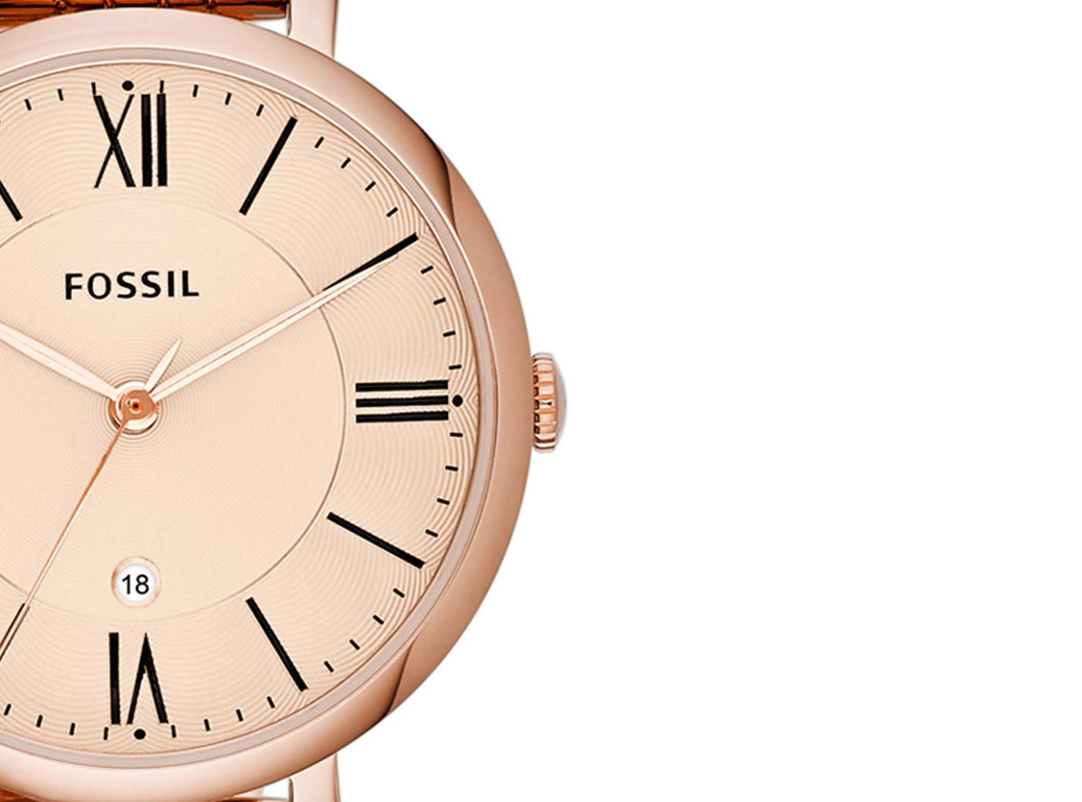 Jacqueline Watch (Rose-Gold) | Fossil | Luby 