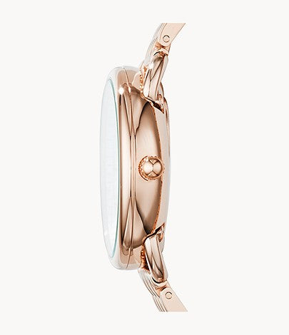 Tailor Multifunction Rose-Tone Stainless Steel Watch | Fossil | Luby 