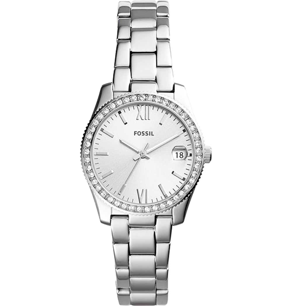 Ladies Scarlette Mini Watch (Silver) | Fossil | Luby 