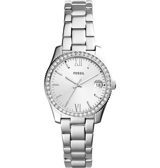 Ladies Scarlette Mini Watch (Silver) | Fossil | Luby 