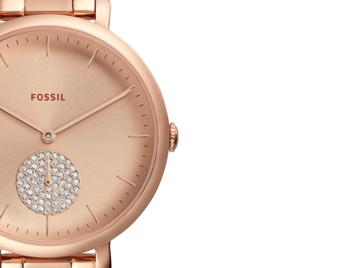 Jacqueline Watch (Rose-Gold) | Fossil | Luby 