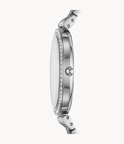 Madeline Three-Hand Stainless Steel Watch | Fossil | Luby 