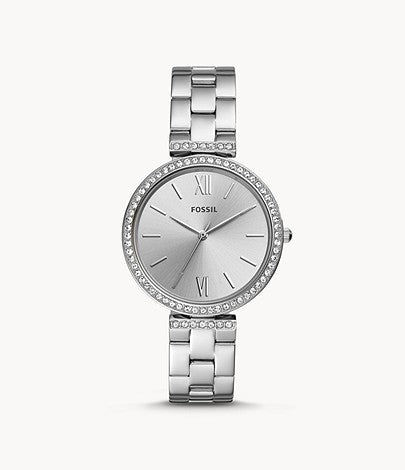 Madeline Three-Hand Stainless Steel Watch | Fossil | Luby 