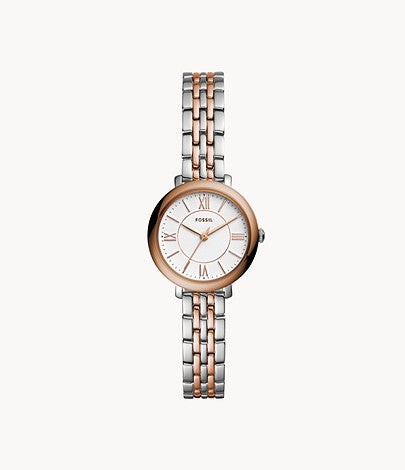 Ladies Jacqueline Mini Watch (Rose-Gold) | Fossil | Luby 