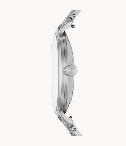 Kayla Three-Hand Stainless Steel Watch | Fossil | Luby 