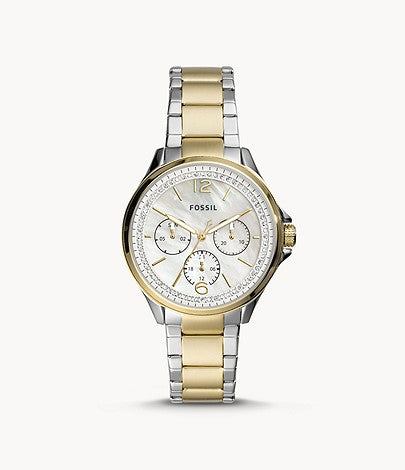 Sadie Multifunction Two-Tone Stainless Steel Watch | Fossil | Luby 