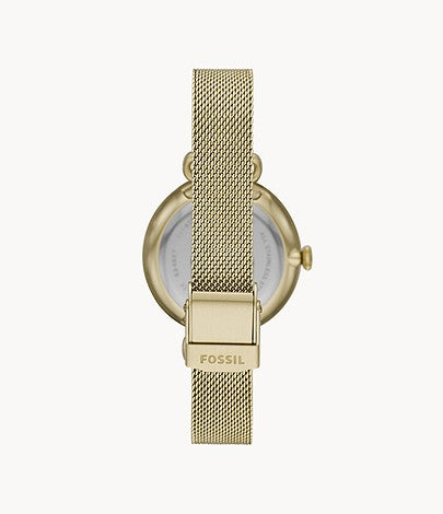 Josey Three-Hand Gold-Tone Stainless Steel Watch | Fossil | Luby 