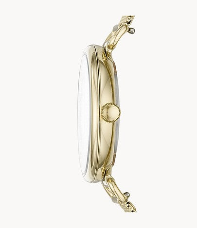 Josey Three-Hand Gold-Tone Stainless Steel Watch | Fossil | Luby 