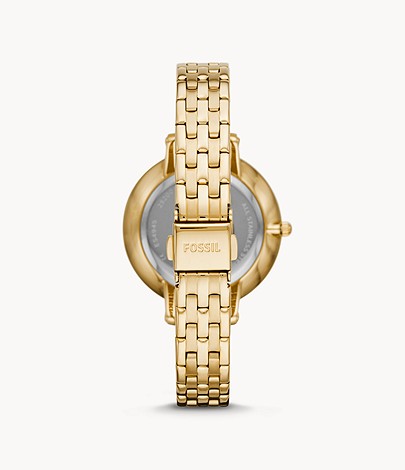 Monroe Three-Hand Watch (Gold) | Fossil | Luby 