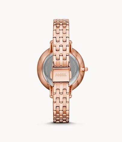 Monroe Three-Hand Watch (Rose-Gold) | Fossil | Luby 