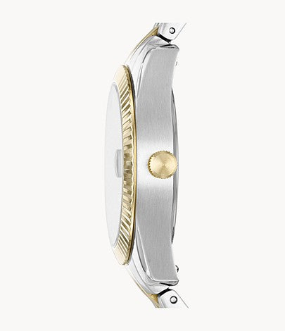 Scarlette Mini Three-Hand Date Two-Tone | Fossil | Luby 