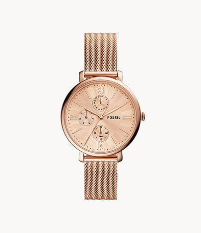 Jaqueline Multifunction Rose-Gold Stone Watches | Fossil | Luby 