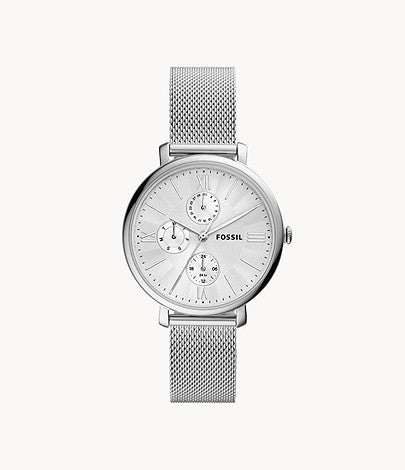 Jacqueline Multifunction Stainless Steel Mech Watch | Fossil | Luby 