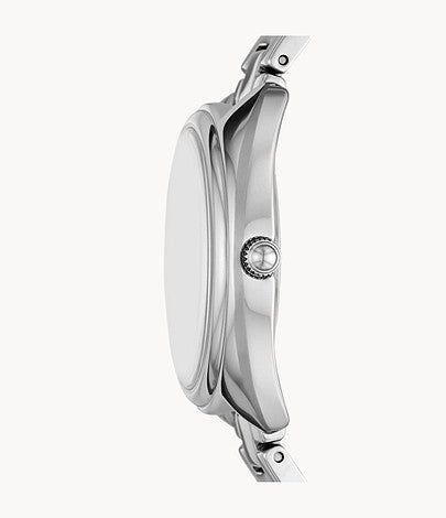 Gabby Three-Hand Date Stainless Steel Watches | Fossil | Luby 