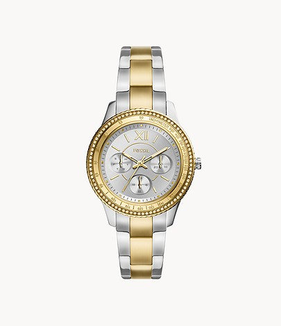 Stella Sport Multifunction Two-Tone Stainless-Steel Watch | Fossil | Luby 