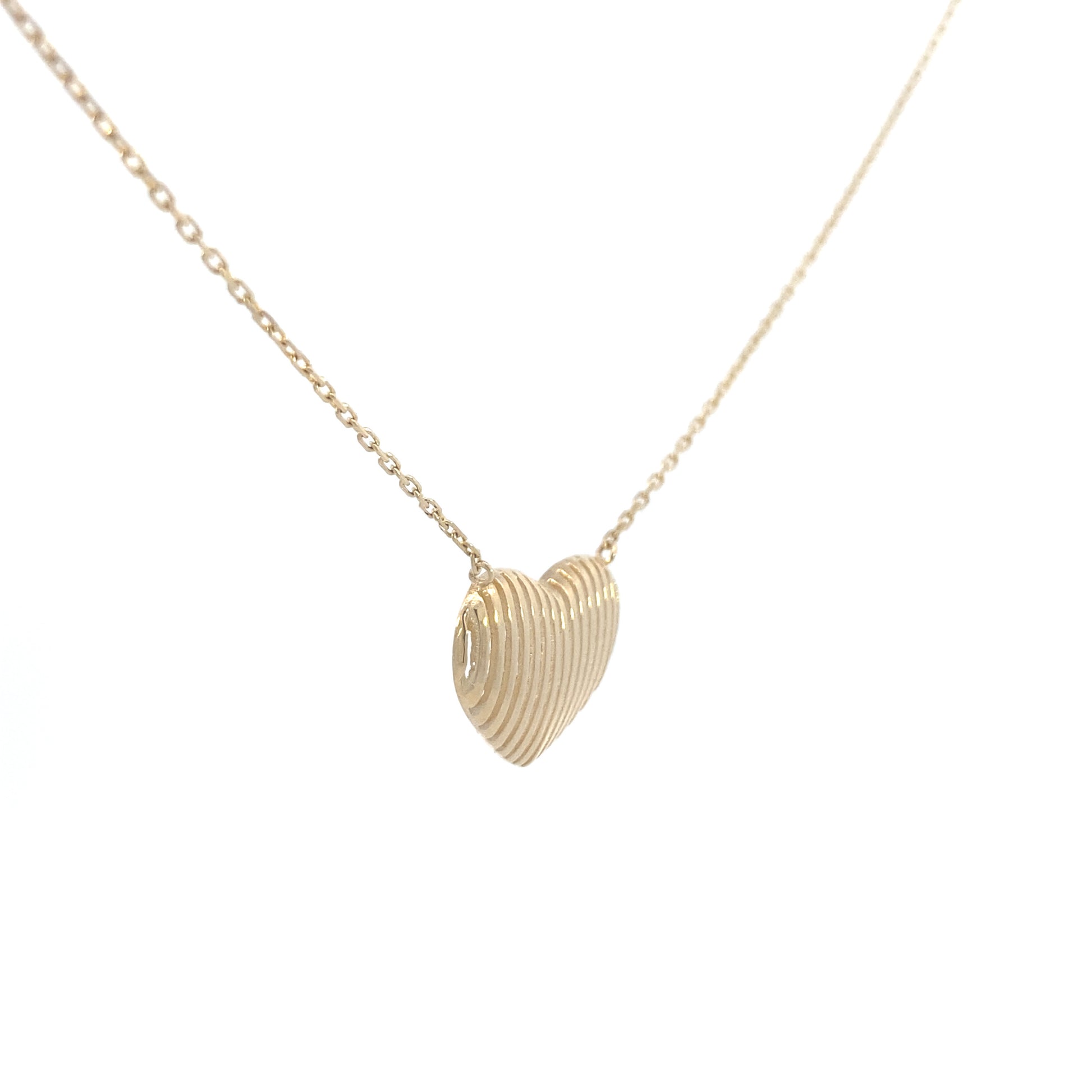 14K Gold Love Heart Necklace | Luby Gold Collection | Luby 