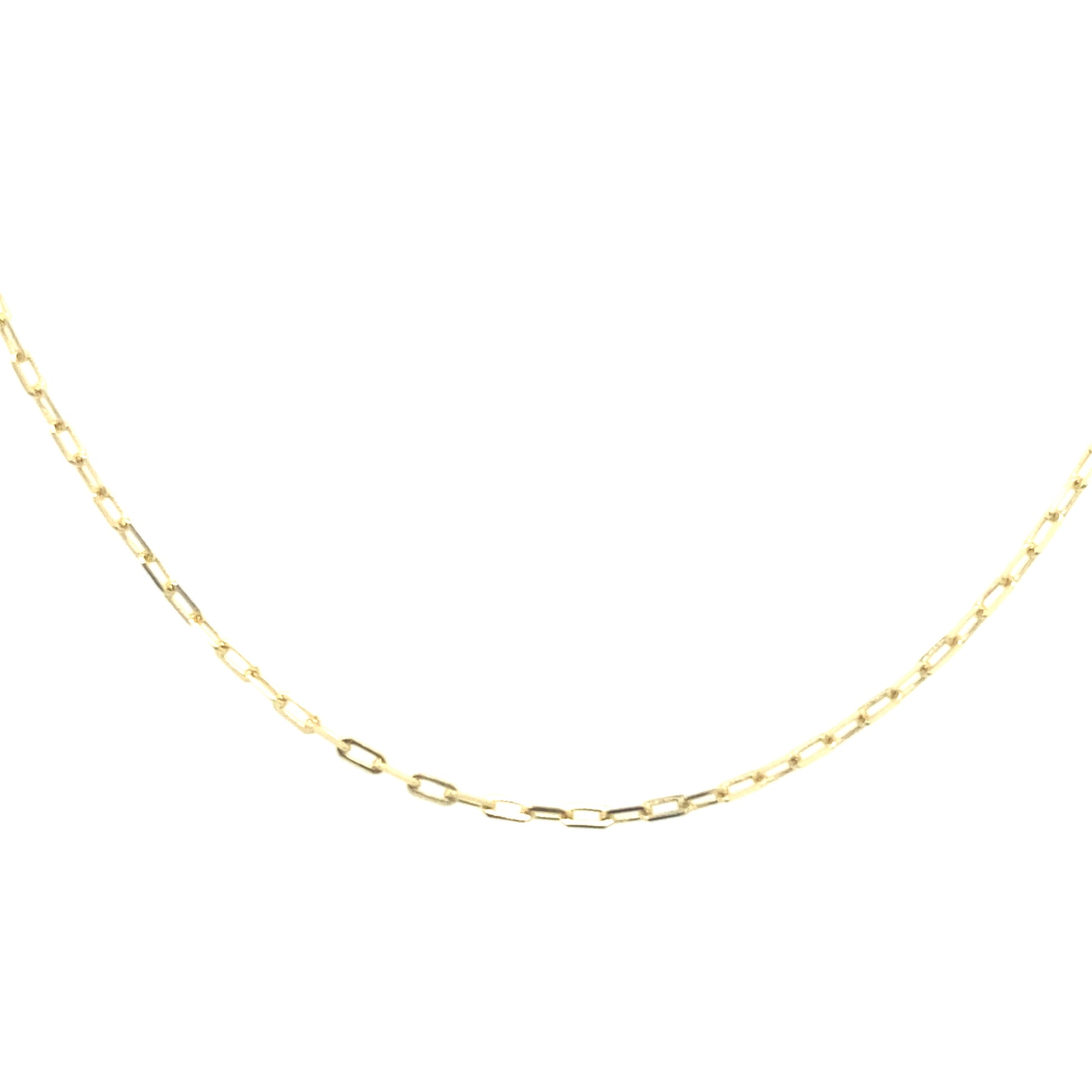 14K Gold D/C Cable Necklace | Luby Gold Collection | Luby 