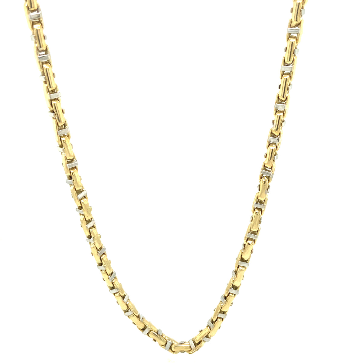 14K Marine Two-Tone Gold  Necklace - 20'' | Luby Gold Collection | Luby 
