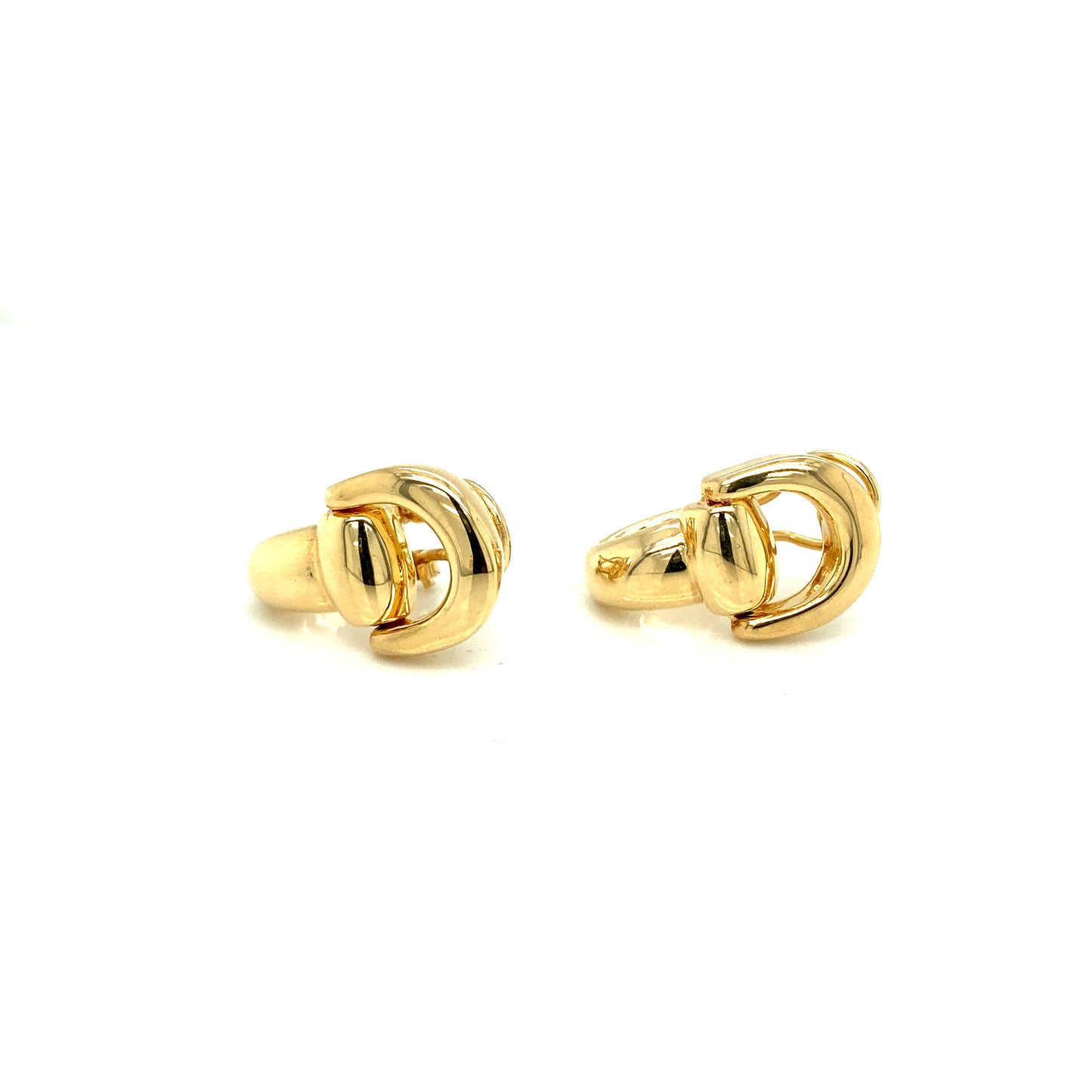 14K BUCKLE EARRINGS | Luby Gold Collection | Luby 