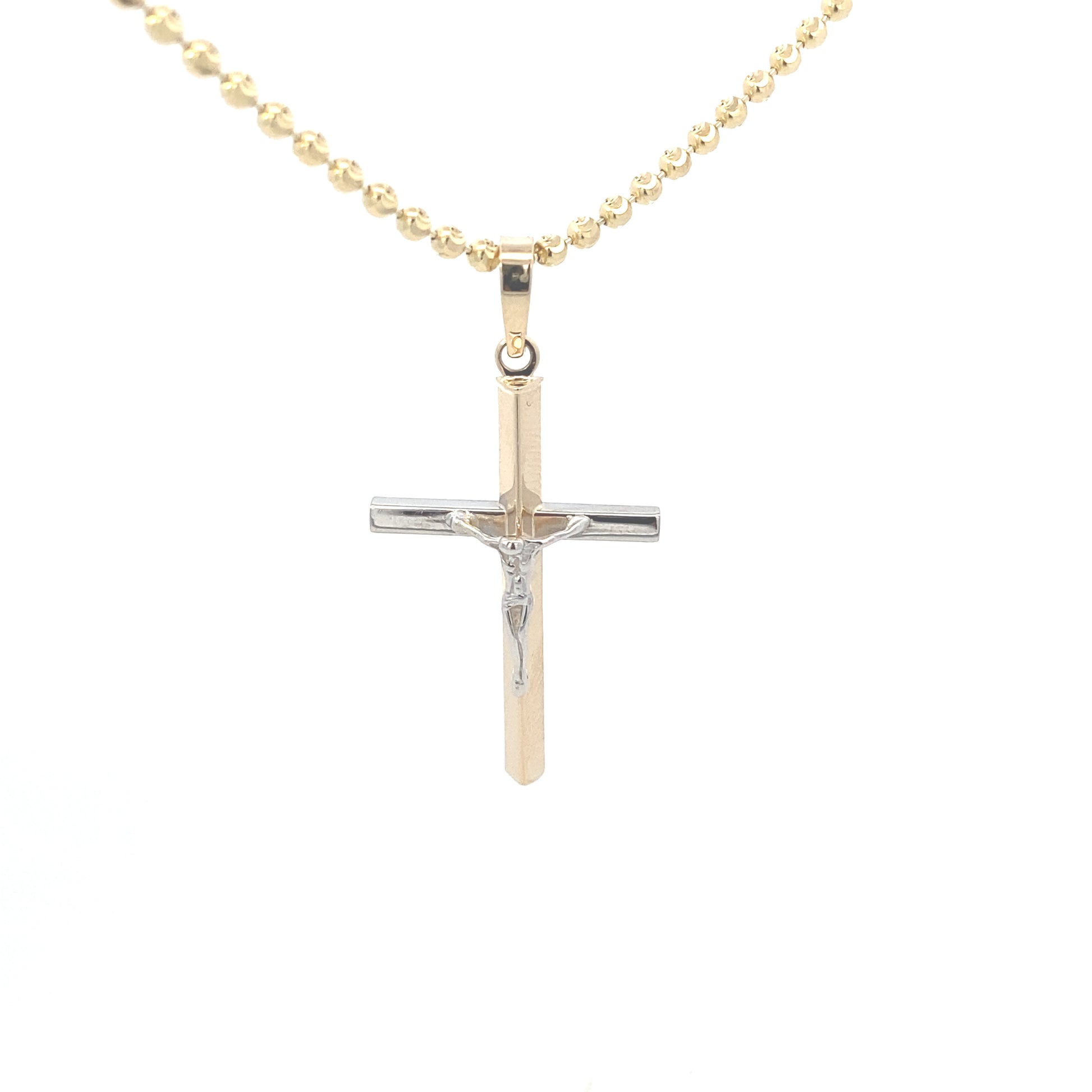 14K Gold 2T Cross | Luby Gold Collection | Luby 