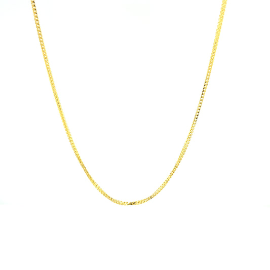 14K FRANCO CUBAN CHAIN | Luby Gold Collection | Luby 