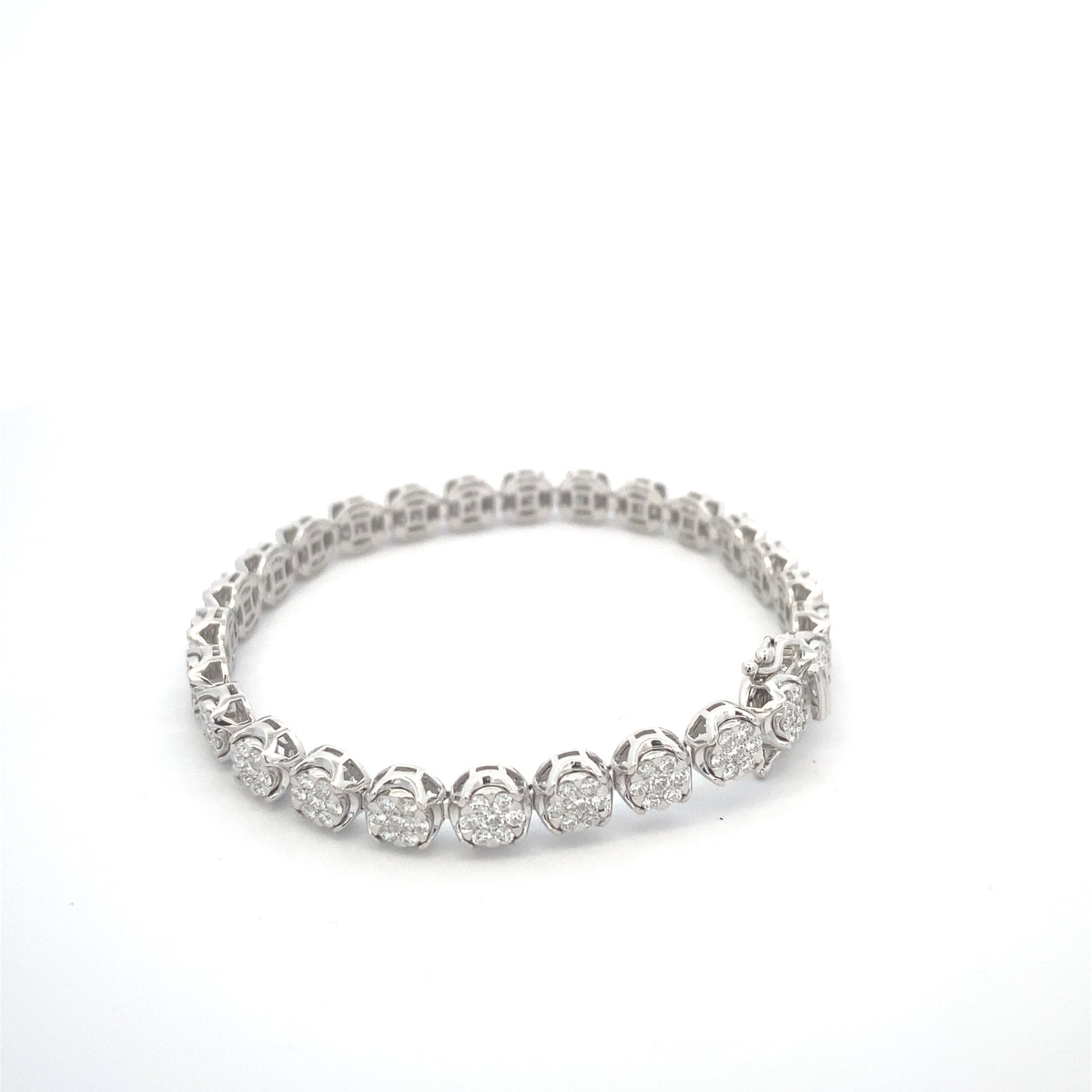 Simon G 18K White Gold Diamond Bracelet | Simon G | Luby 