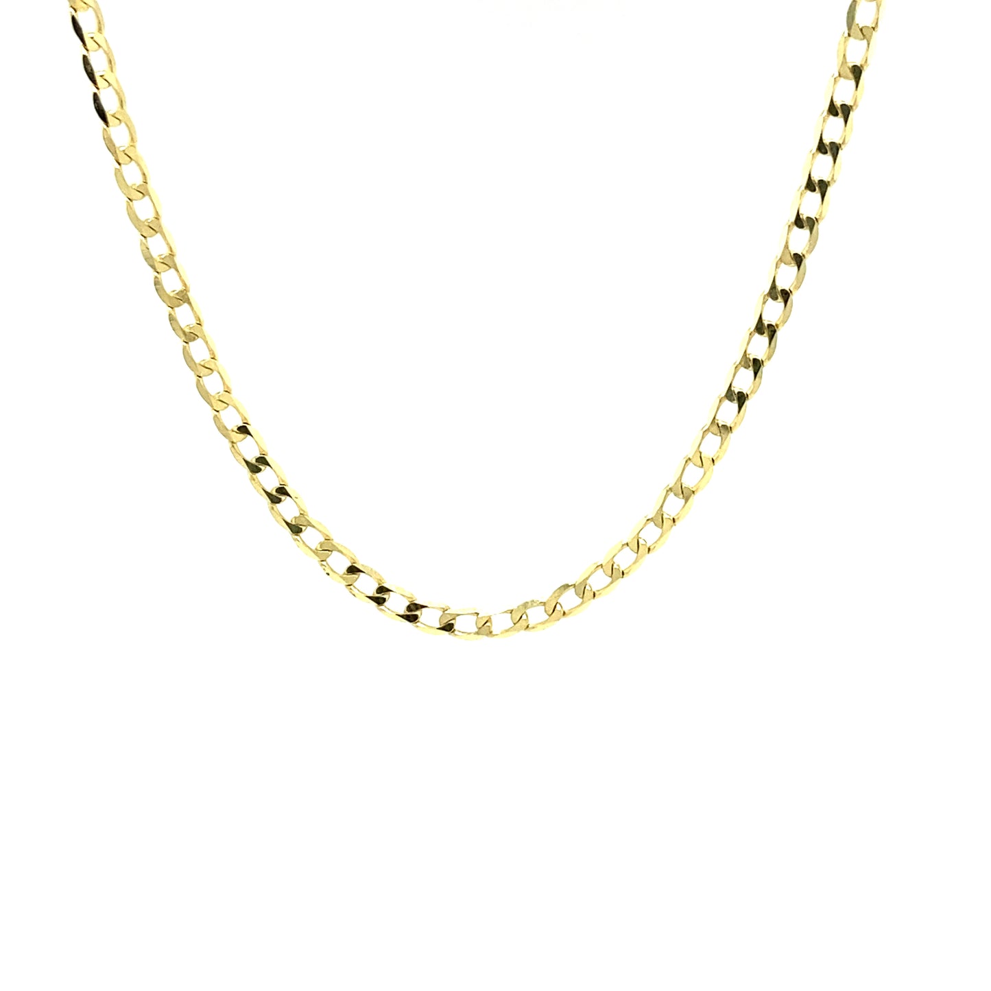 10K CURB FLAT CHAIN | Luby Gold Collection | Luby 