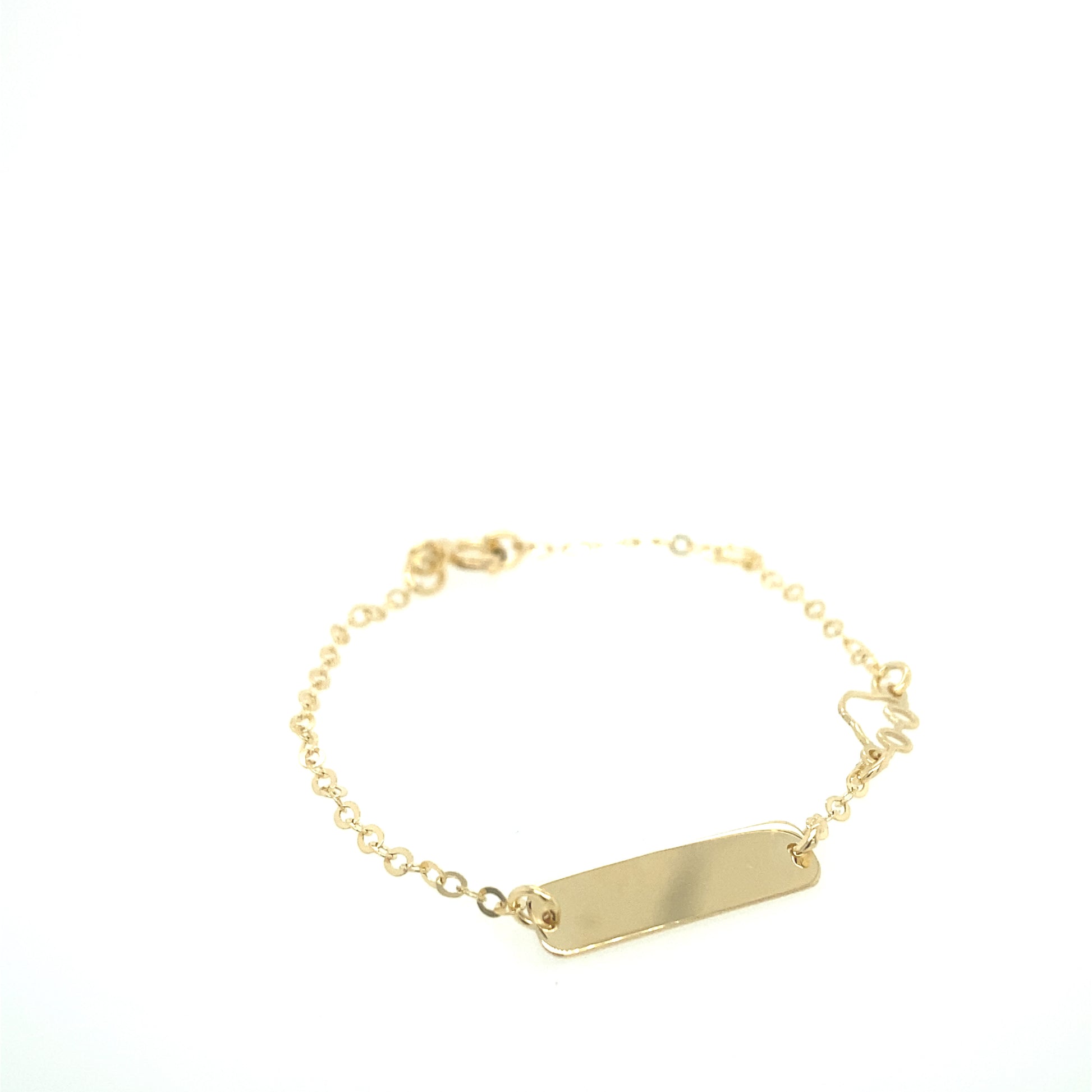 14k Gold Baby Bracelet with Car Shape | Luby Gold Collection | Luby 