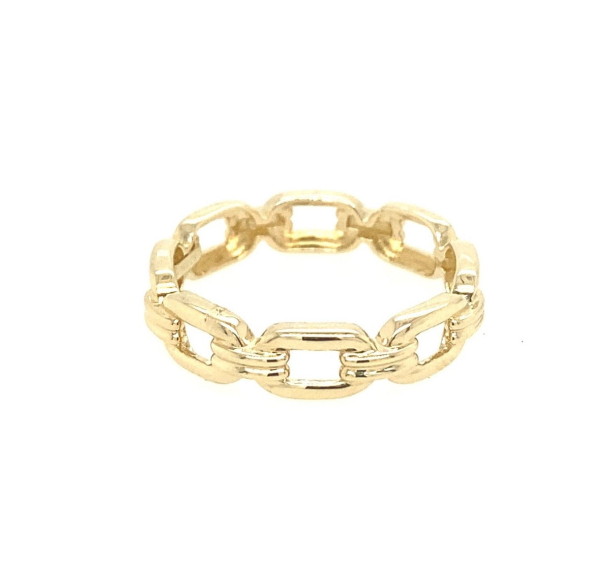 14K Gold Chain Links Ring | Luby Gold Collection | Luby 