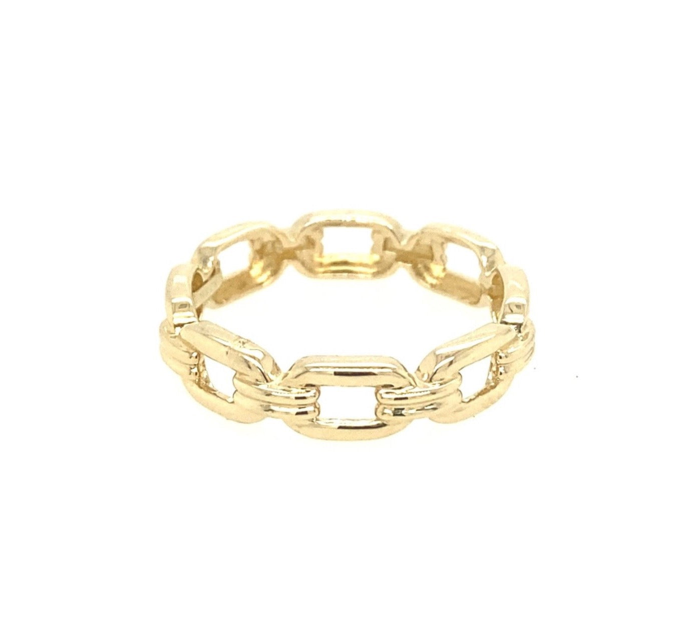 14K Gold Chain Links Ring | Luby Gold Collection | Luby 