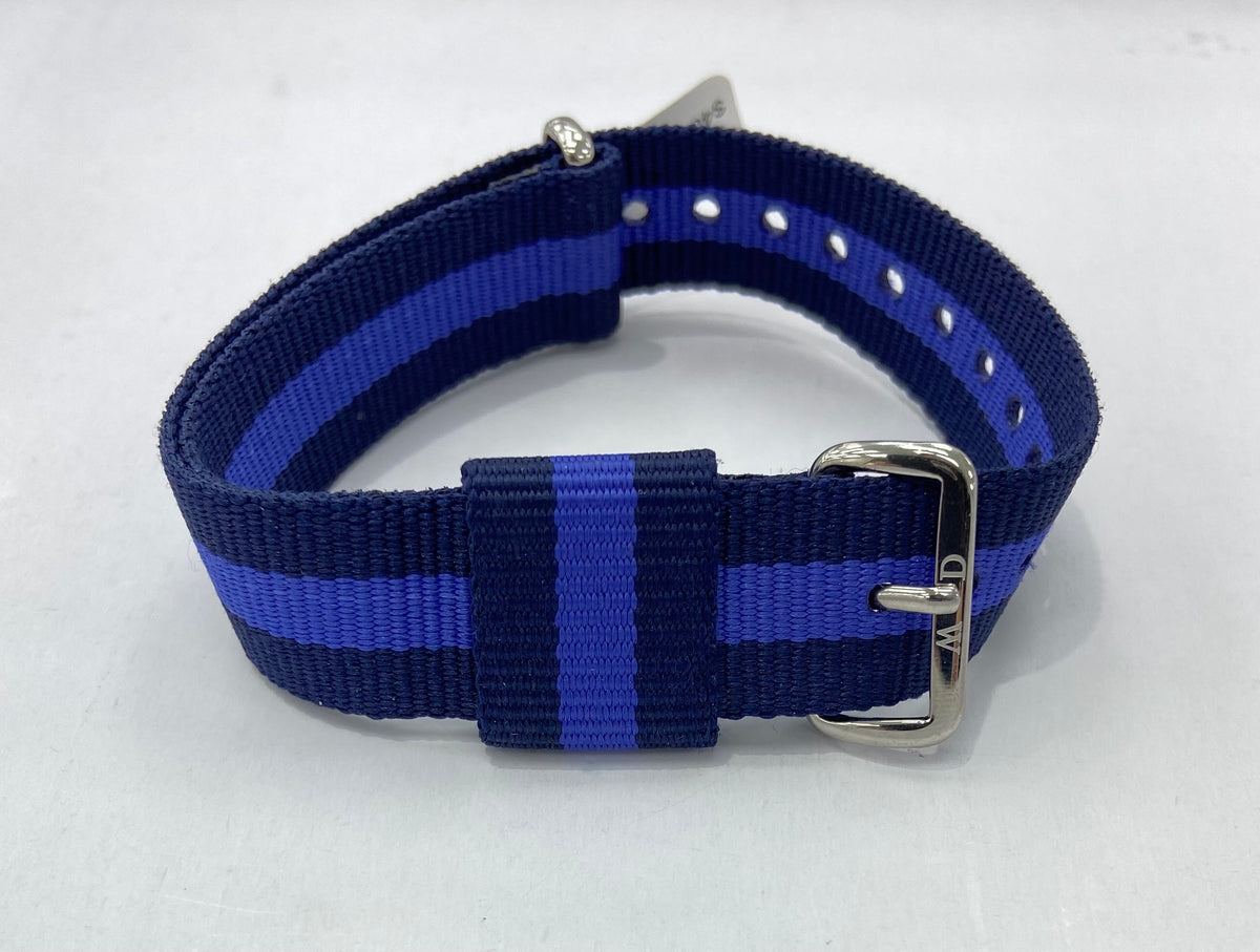 Winchester Watch Strap (Navy Blue/Purple/Silver) | Daniel Wellington | Luby 