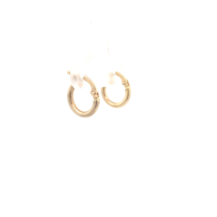 14K Gold Small Hoops