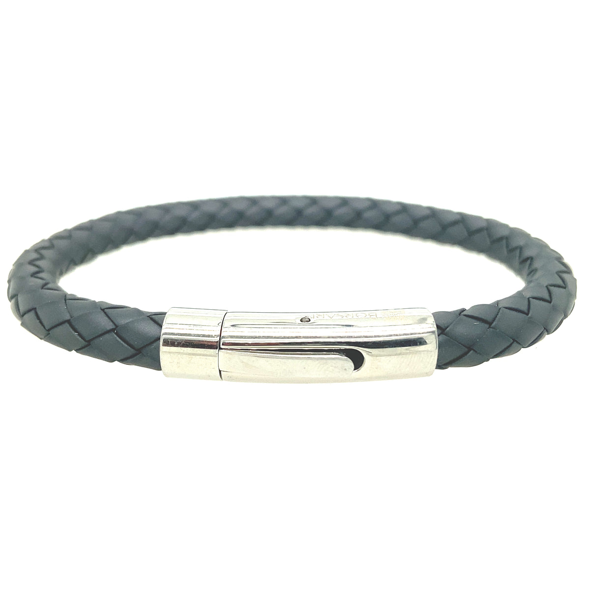 Braided Rubber and Steel Bracelet | BORSARI | Luby 