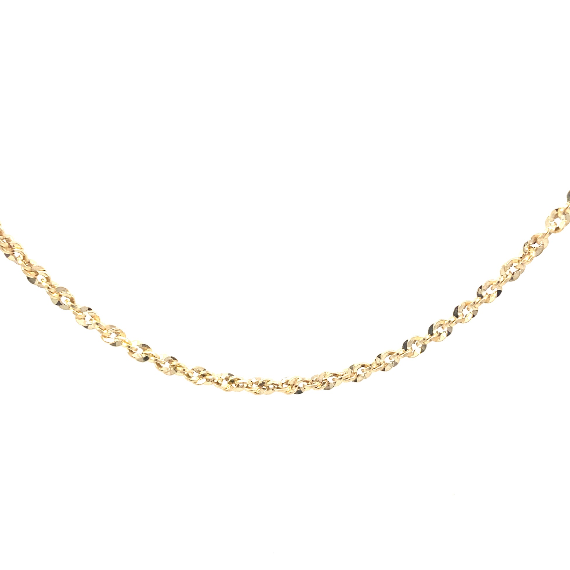 14K Gold Fancy Rope Chain | Luby Gold Collection | Luby 