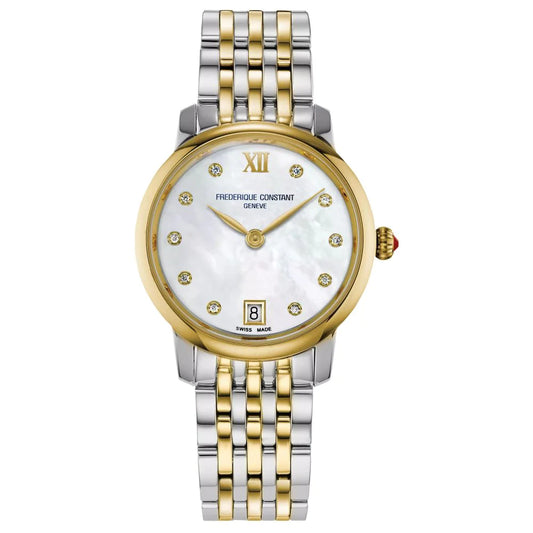 Frederique Slimeline Two Tone Ladies | Frederique Constant | Luby 