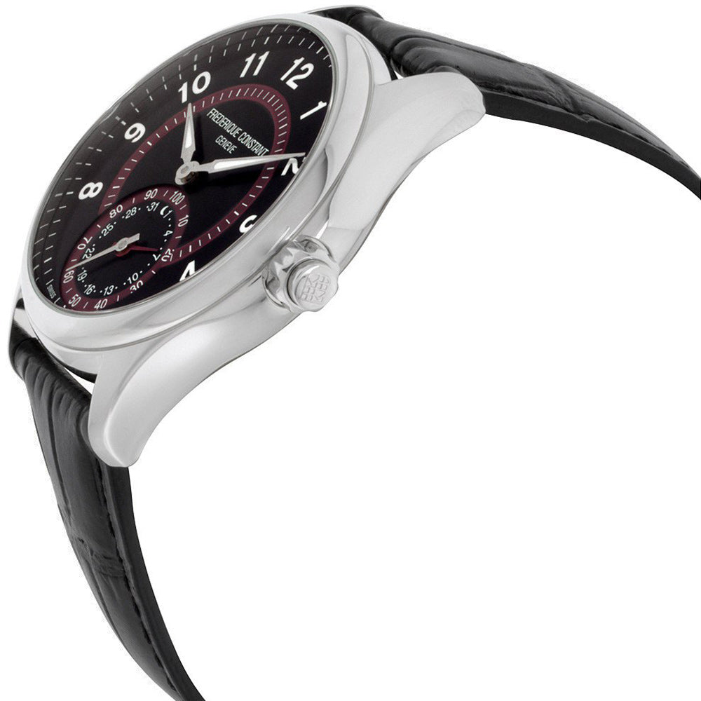 Horological Smartwatch Gents Classics (Black/Dark Red) | Frederique Constant | Luby 