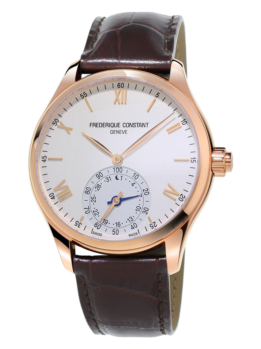 Horological Smartwatch Gents Classics (Rose-Gold/White) | Frederique Constant | Luby 